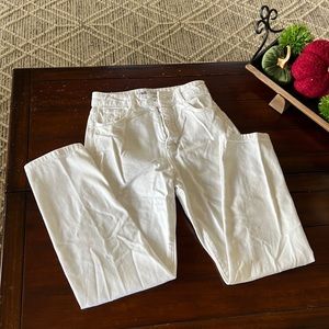Zara jeans white size 2 like new